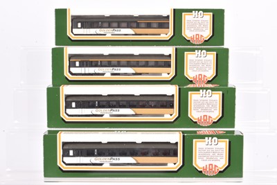 Lot 730 - HAG HO Gauge Golden Pass Panoramic Coaches