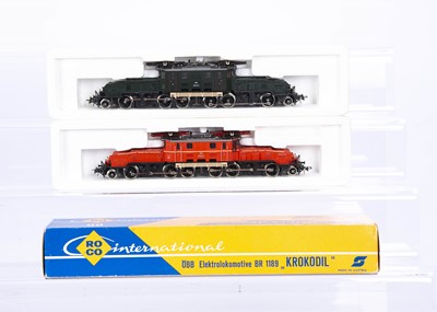 Lot 750 - Roco HO Gauge Austrian Electric Krokodil Locomotives