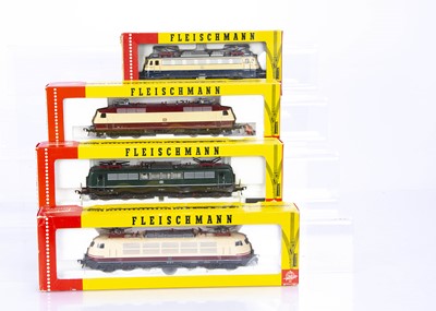 Lot 753 - Fleischmann HO Gauge German Electric Locomotives