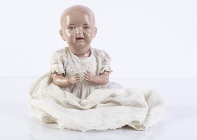 Lot 919 - A Parson Jackson celluloid Biskoline baby doll circa 1910