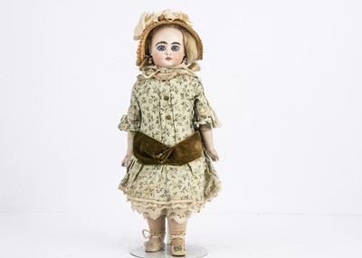Lot 930 - A German bisque 189 socket head on bisque shoulders child doll