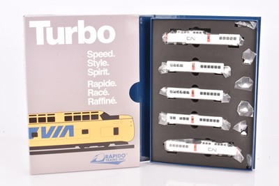 Lot 63 - N Gauge Rapido Trains Canadian National United Aircraft Turbo Train