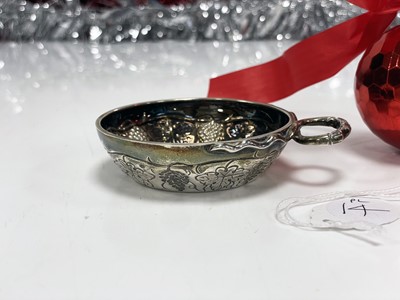 Lot 14 - A 1960s silvre taste du vin cup by S & Son