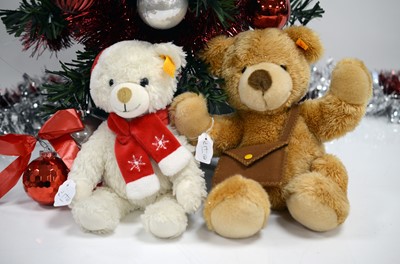 Lot 17 - Two modern Steiff yellow tag Teddy bears