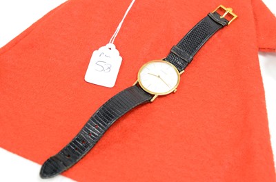 Lot 58 - A c1970s Juvenia manual wind stainless steel and gilt wristwatch