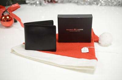 Lot 73 - A modern Maurice Lacroix black leather wallet