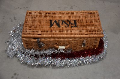 Lot 92 - An early 21st century wicker hamper from Fortnum & Mason