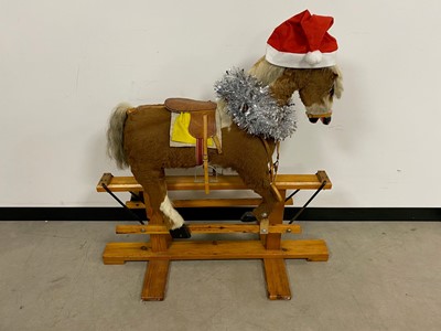 Lot 111 - A c1980s rocking horse