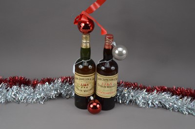 Lot 118 - IMPORTANT ANNOUNCEMENT: Two bottles of vintage John Jameson & Son Irish Whiskey