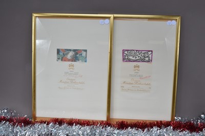 Lot 135 - Two 1980s Chateau Mouton Rothschild label artist prints