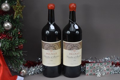 Lot 170 - Two Jeroboam bottles of 1999 Miali Primivito di Manduria