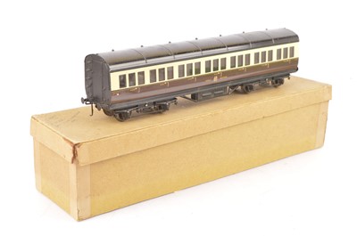 Lot 47 - Exley for Bassett-Lowke GWR chocolate and cream Suburban Coach