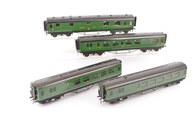 Lot 49 - Exley for Bassett-Lowke SR green 4-Car EMU Set (4)
