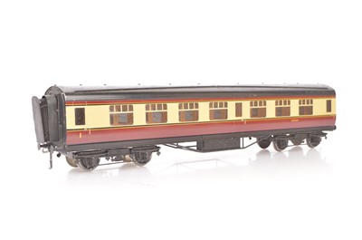 Lot 94 - An Exley 0 Gauge BR 1st/3rd class corridor composite Coach