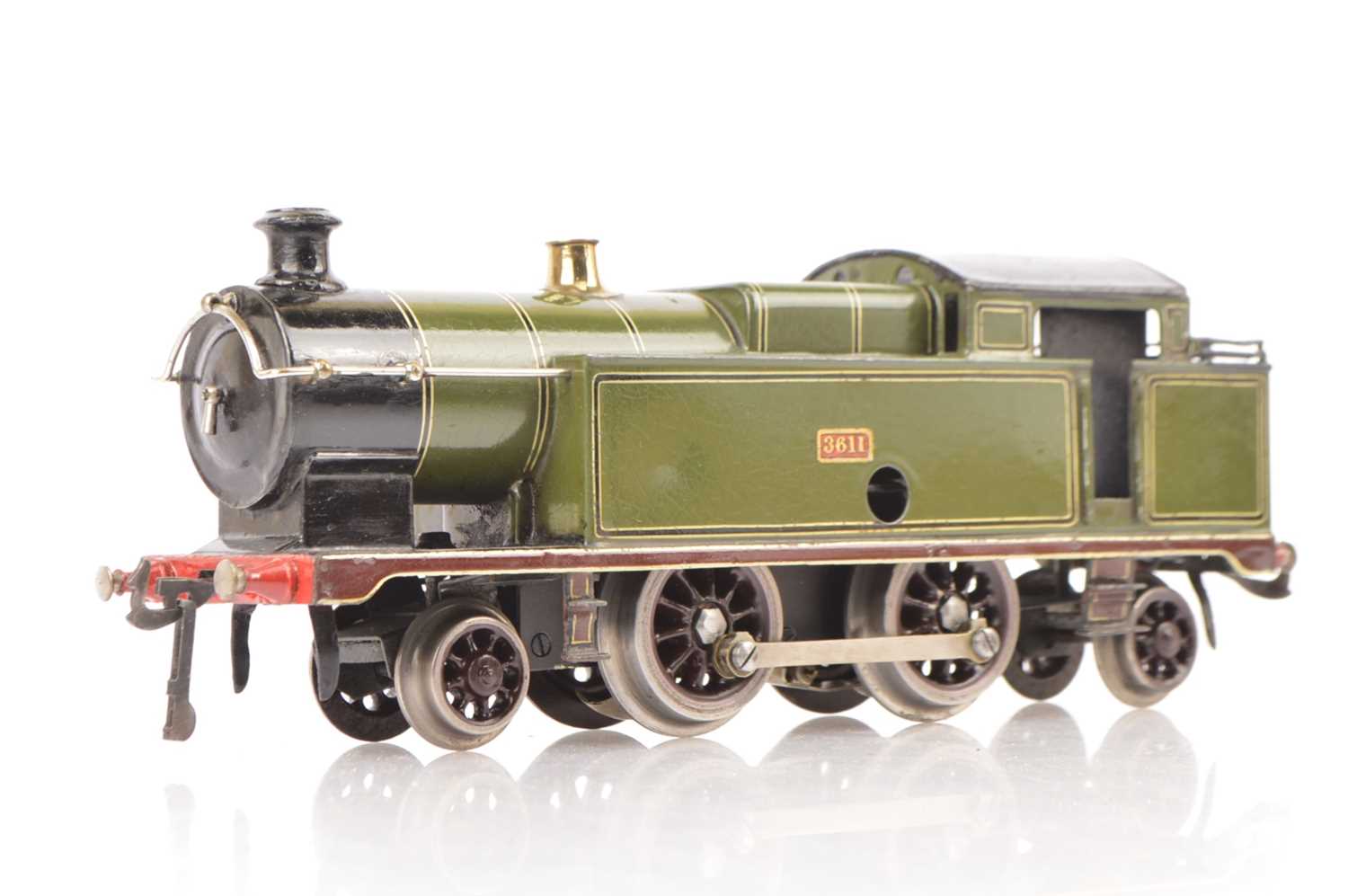 Lot 98 - An uncommon Bing for Bassett-Lowke 0 Gauge GWR 2-4-2 Tank Locomotive