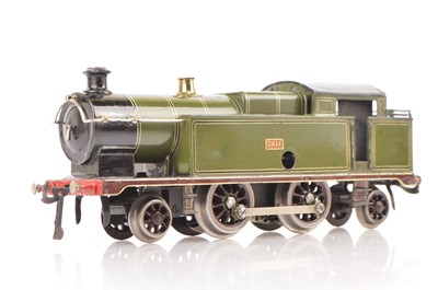 Lot 98 - An uncommon Bing for Bassett-Lowke 0 Gauge GWR 2-4-2 Tank Locomotive