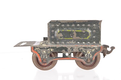 Lot 153 - A very early and uncommon Marklin 0 Gauge clockwork 0-4-2 Locomotive and two Tenders (3)
