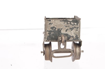 Lot 153 - A very early and uncommon Marklin 0 Gauge clockwork 0-4-2 Locomotive and two Tenders (3)