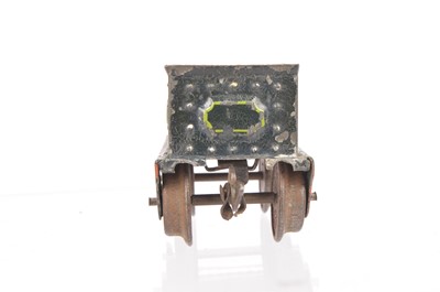 Lot 153 - A very early and uncommon Marklin 0 Gauge clockwork 0-4-2 Locomotive and two Tenders (3)