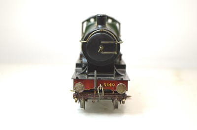 Lot 178 - A (probably) kit-built 0 Gauge outside-3rd-rail GWR 'City' class 4-4-0 Locomotive and Tender