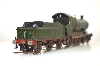 Lot 178 - A (probably) kit-built 0 Gauge outside-3rd-rail GWR 'City' class 4-4-0 Locomotive and Tender