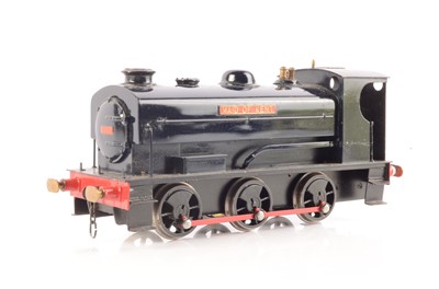 Lot 192 - A refurbished Bonds 0 Gauge 3-rail electric 'industrial' 0-6-0 Saddle Tank Locomotive