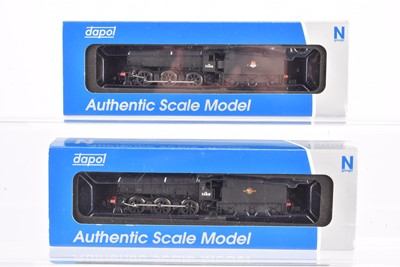 Lot 72 - Dapol N Gauge BR Steam Locomotives and Tenders