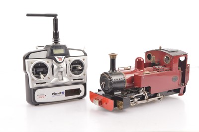Lot 824 - Radio Controlled Roundhouse Live Steam Gas Fired convertible 0/1 Gauge maroon 0-6-0 Tank 'Lady Anne'