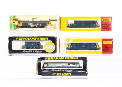 Lot 97 - N Gauge BR Diesel Locomotives