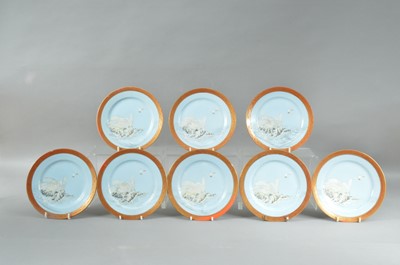 Lot 105 - Eight late Meiji period Japanese side plates