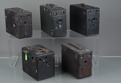 Lot 131 - Five Falling Plate Cameras
