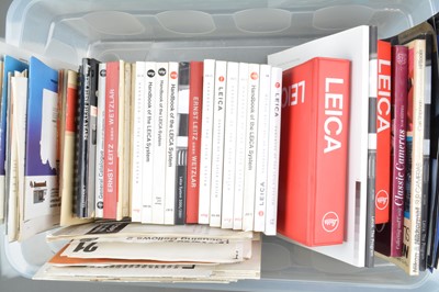 Lot 159 - A Tray of Leica Handbooks and Brouchures
