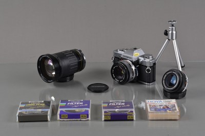 Lot 311 - An Olympus OM-30 SLR Camera