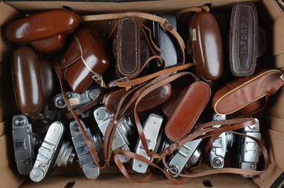 Lot 340 - A Tray of Viewfinder Cameras