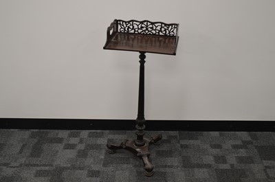 Lot 13 - A William IV and later rosewood tripod table