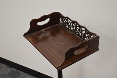 Lot 13 - A William IV and later rosewood tripod table