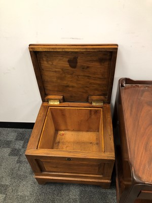 Lot 16 - A small mixed wood chest