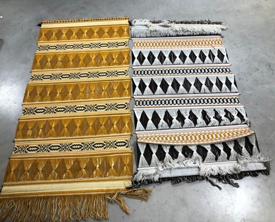 Lot 160 - Two Venezuelan hand woven wall hangings