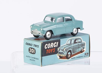 Lot 245 - A Corgi Toys 201 Austin Cambridge Saloon