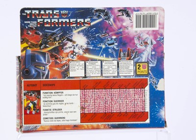 Lot 499 - Vintage Milton Bradley (MB) Transformers G1 Autobot Sunswipe