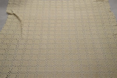 Lot 253 - A large Cypriot crochet table cloth