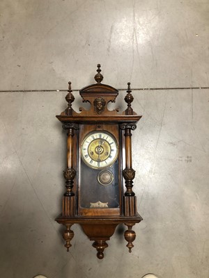 Lot 212 - A 20th century Vienna wall clock