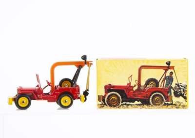 Lot 146 - A French Dinky Toys 1412 Hotchkiss Willy Recovery Jeep