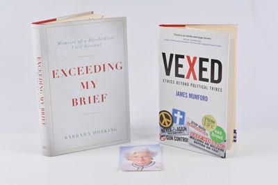 Lot 15 - Two signed and dedicated first edition political books