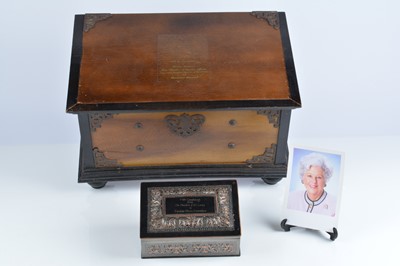 Lot 46 - Two Sri Lankan presentation boxes