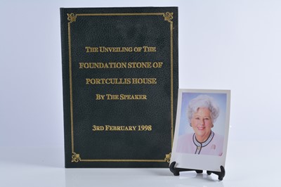 Lot 48 - A collection of medals, badges and scarves associated with Baroness Boothroyd