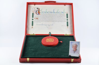 Lot 63 - Betty Boothroyd's Letter Patent