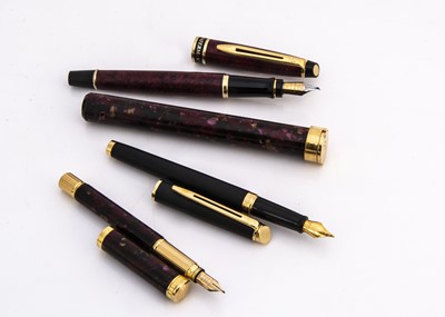 Lot 95 - Three Waterman fountain pens