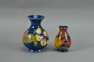 Lot 232 - An early to mid 20th century Moorcroft pottery baluster vase