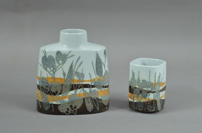 Lot 240 - Two pieces of Royal Copenhagen faience wear